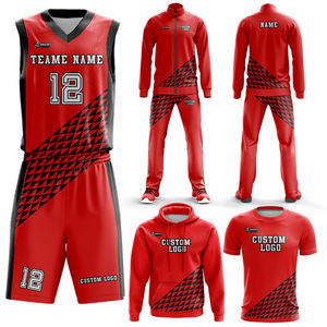 Vêtements de basket-ball en sublimation en gros, maillot de sport, logo d'équipe personnalisé, numéro, uniforme de basket-ball - Product Image 1