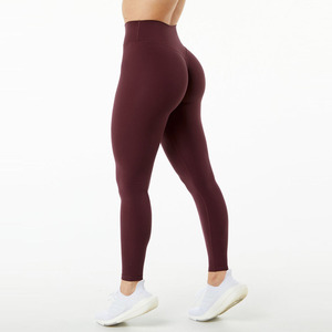 เลกกิ้งออกกำลังกายเอวสูงสำหรับผู้หญิงเลกกิ้งออกกำลังกายเข้ารูปกระชับสัดส่วนสวมใส่สบาย - Product Image 6