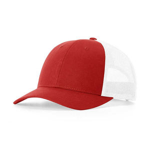 Maille de baseball personnalisée de haute qualité 7 chapeaux de panneau casquettes de sports de plein air vierges chapeau de camionneur, maille avec bande latérale - Product Image 6