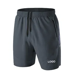 2022 dernière conception de haute qualité hommes Gym Shorts confortable décontracté Baggy Style écologique solide motif prix de gros - Product Image 4