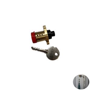 Hot Sellers Precision Cross <b>Lock</b> Cylinder with Brass <b>Key</b> for Keyed Access - Product Image 1