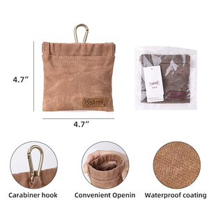 Productos de entrenamiento de mascotas Retro impermeable al aire libre entrenamiento de mascotas bolsa dispensadora de golosinas bolsillo exterior Portátil Bolsa de golosinas para perros - Product Image 5
