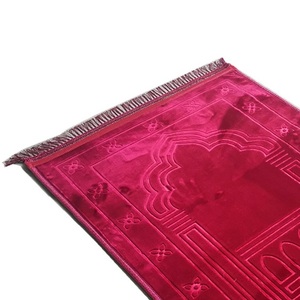 Muslim Islamic Prayer Mat Thick Foam Muslim Prayer Mat Islamic Prayer Rug Polyester Modern Custom Made <b>Embossed</b> - Product Image 5