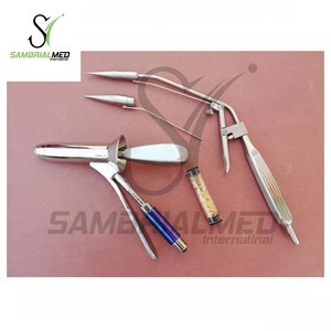 สายรัดดูดริดสีดวงทวารแบบใช้มือสเตนเลสสตีลของเยอรมันใช้ซ้ำได้พร้อมแถบยาง proctoscope - Product Image 3