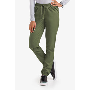 ชุดยูนิฟอร์มโรงพยาบาลผ้าโพลีเอสเตอร์ผ้าสแปนเด็กซ์ยืดหยุ่นชุดเครื่องแบบสครับสำหรับห้องปฏิบัติการทางการแพทย์ใช้ได้ทั้งชายและหญิง - Product Image 6