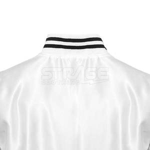 Chaqueta Universitaria de Satén Hecha a Medida con Cuello Alto y Logotipo Frontal, Diseño Ligero y Ecológico, Precio al por Mayor 2025 - Product Image 5