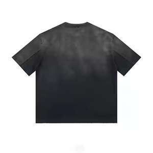 T-shirt lourd personnalisé 100% coton lavage vintage T-shirts lavés de haute qualité pour hommes - Product Image 5