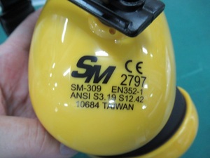 ที่ครอบหูแนวอุตสาหกรรม CE ที่ครอบหูลดเสียงรบกวน EN352-2ที่ครอบหูอุปกรณ์ป้องกันหู - Product Image 4