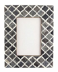 Cadre photo rond classique en os incrusté, fait main et personnalisable, pour la décoration de la maison, de l'hôtel et du salon en Inde - Product Image 6