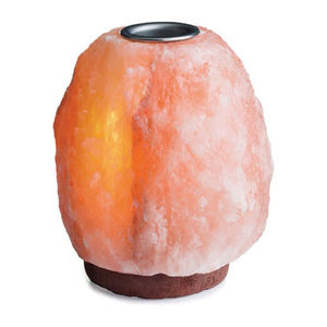 Lampes au sel rose de l'Himalaya artisanales les plus tendances avec un design sculpté du Pakistan pour accessoires décoratifs naturels en vente - Product Image 2