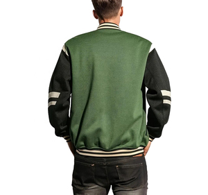 New Arrival 2025 Embroidery Baseball <b>Varsity</b> <b>Jacket</b> <b>Men's</b> Letterman Silk Woolen Casual Unisex Winter <b>Varsity</b> <b>Jacket</b> For <b>Men</b> - Product Image 3