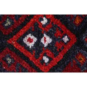 2.1x11.3 ft Vintage Turkish Rug, <b>Runner</b> Rug, <b>Red</b> Herki Patchwork Rug - Product Image 5