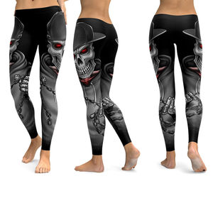 Women's Sports Fitness Yoga Wear Breathable <b>Knitted</b> <b>Leggings</b> Sublimation Printed Logo Chenille Embroidery Digital Printed Design - Product Image 4