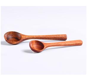 Juego de cucharas de madera, tenedores, servidores de ensalada de madera de mango, Juego de 2 SERVIDORES DE ENSALADA DE MADERA, Juego de 2 KETCHENWAR ÚNICO HECHO A MANO - Product Image 4
