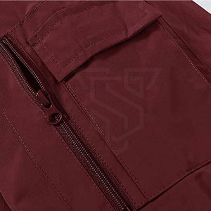 Blouson bomber à col montant en nylon/polyester pour homme, style streetwear, imperméable, séchage rapide, respirant, idéal pour l'hiver - Product Image 6