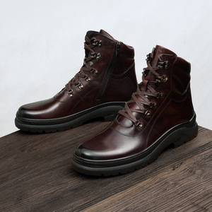 Chaussures Oxford en cuir de vachette pleine fleur avec talon amorti et design antidérapant, chaussures habillées pour hommes, chaussures en cuir - Product Image 1