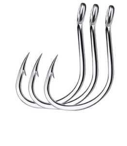 ตะขอเบ็ดตกปลาเหล็กคาร์บอนสูงแข็งแรงมากตะขอตกปลาดีบุกแข็งทนทานมาก - Product Image 2