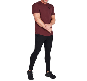 Camiseta de entrenamiento de gimnasio de talla grande para hombre, camiseta transpirable de secado rápido estampada, diseño antibolitas al por mayor - Product Image 2