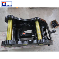 Attache rapide hydraulique mécanique renforcée adaptable pour excavatrice 3CX 4CX