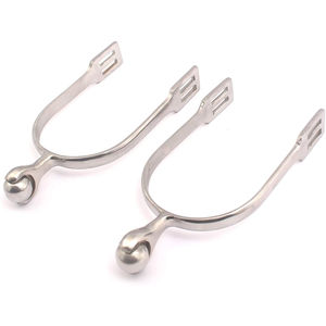 สเปอร์สขี่ม้าสแตนเลสอุปกรณ์นักแข่งขี่ม้าสวมใส่สบายทนทานผลิตตามสั่ง - Product Image 1