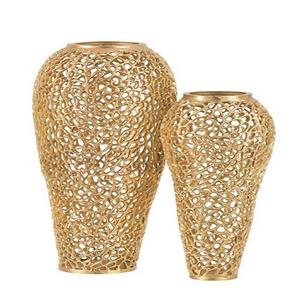 Elegante diseño redondo para decoración de bodas y hoteles, último florero nuevo hecho de latón duradero y cobre para regalar - Product Image 3