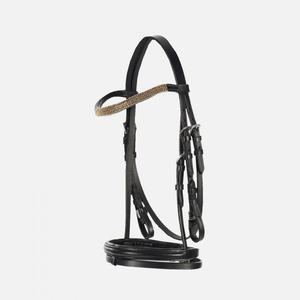 Bride de cheval sauteuse décorative fantaisie Design de camouflage à la mode avec bande de front amovible en cuir de haute qualité - Product Image 1