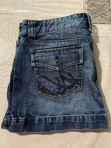 Mini-jupe en denim de qualité X2, taille personnalisée, artisanat moderne MS - Product Image 3