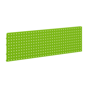 Pannello posteriore L x H: 1.250 x 380 mm con perforazione quadrata 10 x 10 mm, RAL 6018 - Product Image 1