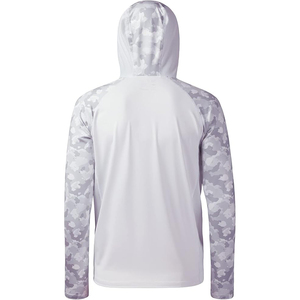เสื้อฮู้ดดี้ผ้าฟลีซเนื้อนุ่มพิมพ์ลายพราง 100% ผ้าฝ้าย ให้ความอบอุ่น สวมใส่สบาย สไตล์ลำลองสำหรับฤดูหนาว เหมาะกับกิจกรรมกลางแจ้งและสวมใส่ในชีวิตประจำวัน - Product Image 3