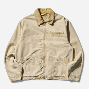 Twill Sports 2026 Men's Denim Jacket Dusty H Brown (<b>Chalk</b> Wash) Rugged Vintage Look Durable Bamboo Fiber Cotton Lining Horn - Product Image 1