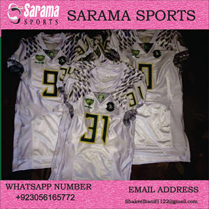 Uniformes de football américain Uniformes de football américain de haute qualité avec logo personnalisé imprimé par sublimation, - Product Image 5