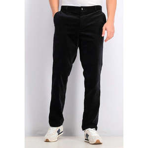 Pantaloni Slim Fit in Velluto Nero da Uomo INC International Concepts, Casual, Vita Media, con Cerniera, Antipiega, Impermeabili, Taglia XL, per l'Estate - Product Image 1
