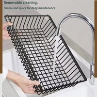 Chariot de rangement à 3 niveaux sur roulettes, étagère de cuisine en métal avec panier réglable, chariot utilitaire mobile