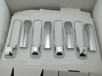 Accessoires de décoration extérieure de voiture Garniture de porte pour Jeep Grand Cherokee 2005-2011 Couvre-poignée de porte