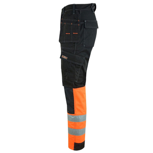 Pantalones de Seguridad Reflectantes de Alta Visibilidad para Hombre, Pantalones de Trabajo para Exteriores con Bolsillos - Product Image 3