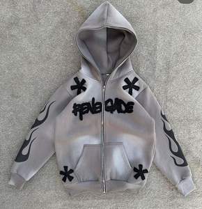 Speedy Industry 300 GSM 100% Cotton Fleece Sudadera con capucha de gran tamaño para hombre Sunfaded with Distress Envío rápido Premium & Low MOQ para hombres - Product Image 1