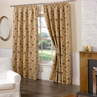 Rideaux pour Salon Semi-Occultants, Voilages en Tulle pour Chambre à Coucher Motif Floral pour la Maison
