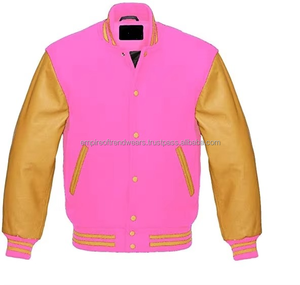 Chaqueta Bomber Varsity de Béisbol para Hombre, Personalizada, de Alta Calidad, Marca EMPIRE TREND WEARS, de Invierno, con Forro de Lana y Cuero, Resistente al Viento y con Calefacción - Product Image 1