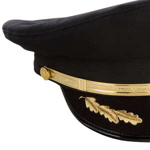 Casquettes de capitaine personnalisées avec options de tissu en laine, broderie à la main disponible, style uniforme, couvre-chef pour une utilisation formelle et événementielle - Product Image 5