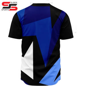 Camiseta de béisbol para hombre, juvenil, Unisex, transpirable, de secado rápido, OEM Camiseta deportiva, nombre de equipo personalizado, fábrica ecológica sostenible - Product Image 4