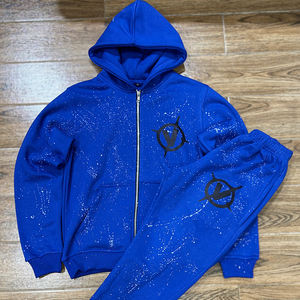 Fabricación Profesional de Chándales Urbanos para Hombre, Transpirables y Cómodos, Chándales Personalizados con Cremallera y Lavado Ácido para Hombre - Product Image 6