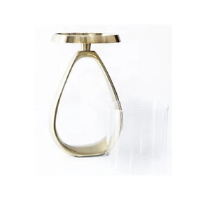 Bougeoir de décoration moderniste en aluminium massif Bougeoir pour la maison Motif de feuille Bâtonnets de bougie en aluminium coulé argenté - Product Image 6