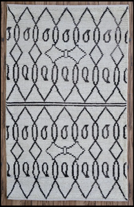 Tapis en laine de qualité supérieure Oshak Hariz Imperial, moderne, élégant, fait main, noué à la main, abstrait, luxueux, pour le sol, la maison, les animaux domestiques - Product Image 4