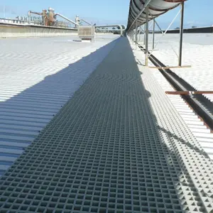 Taglio facile ad alta resistenza installare in fibra di vetro frp decking piattaforma grata industriale