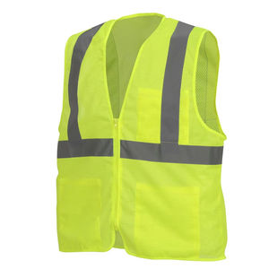 Chaleco de Trabajo de Poliéster Personalizado de Alta Calidad para Hombre con Logotipo Reflectante de Alta Visibilidad, Ropa de Seguridad - Product Image 5