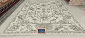 Hermosas Alfombras Oushak Anudadas a Mano, 100% Lana, Pelo en Bucle, Ecológicas, Lavables, Antideslizantes, Suaves para Uso Doméstico y Comercial - Product Image 6