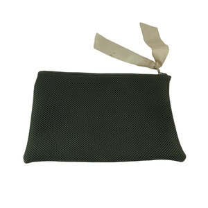 Pochette de maquillage en coton léger avec logo personnalisé de bonne qualité Sac cosmétique de maquillage avec fermeture éclair - Product Image 4