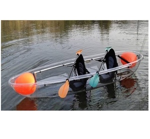 Kayak transparente de excelente calidad con fondo cristalino, tecnología de casco con vista panorámica y cubiertas protectoras - Product Image 1