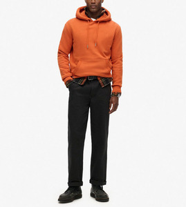 2025 Unisex Oversize Men's <b>Hoodies</b> High Quality 550gsm Orange Cotton Streetwear Breathable Custom Design Embroidery Decoration - Product Image 2