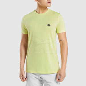 Nouveau T-shirt de gym pour hommes en polyester durable de bonne qualité avec des couleurs vives et un design unique - Product Image 1